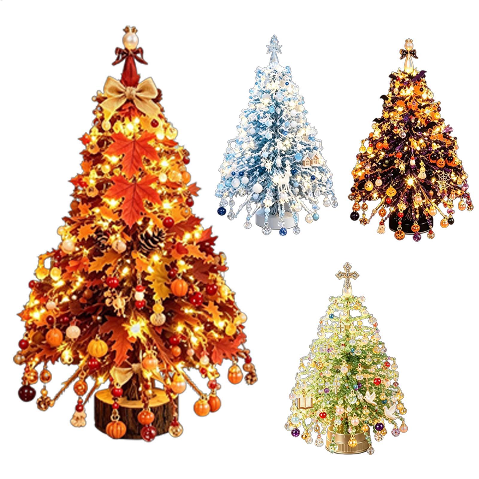 Jewelry Making Party For Adults - 3D Crystal Beads Christmas Tree Making