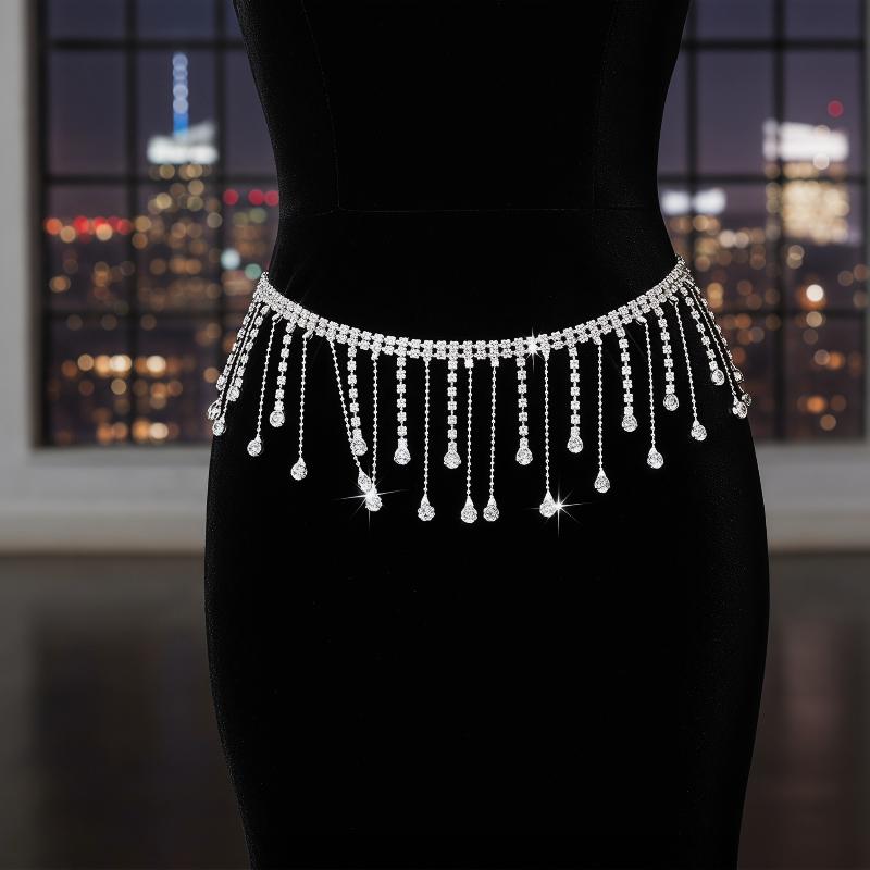 Sparkling Rhinestone Tassel Tr - Jewelry Making Party For Adults 评论和价格
