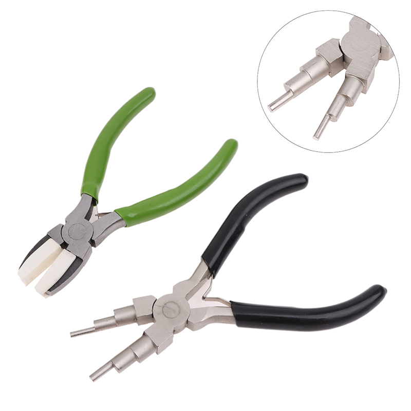 Green Flat Nose Pliers Black 6 - Jewelry Making Round Nose Pliers 评论和价格