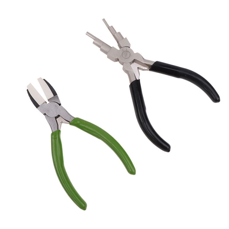 Green Flat Nose Pliers Black 6 - Jewelry Making Round Nose Pliers 评论和价格