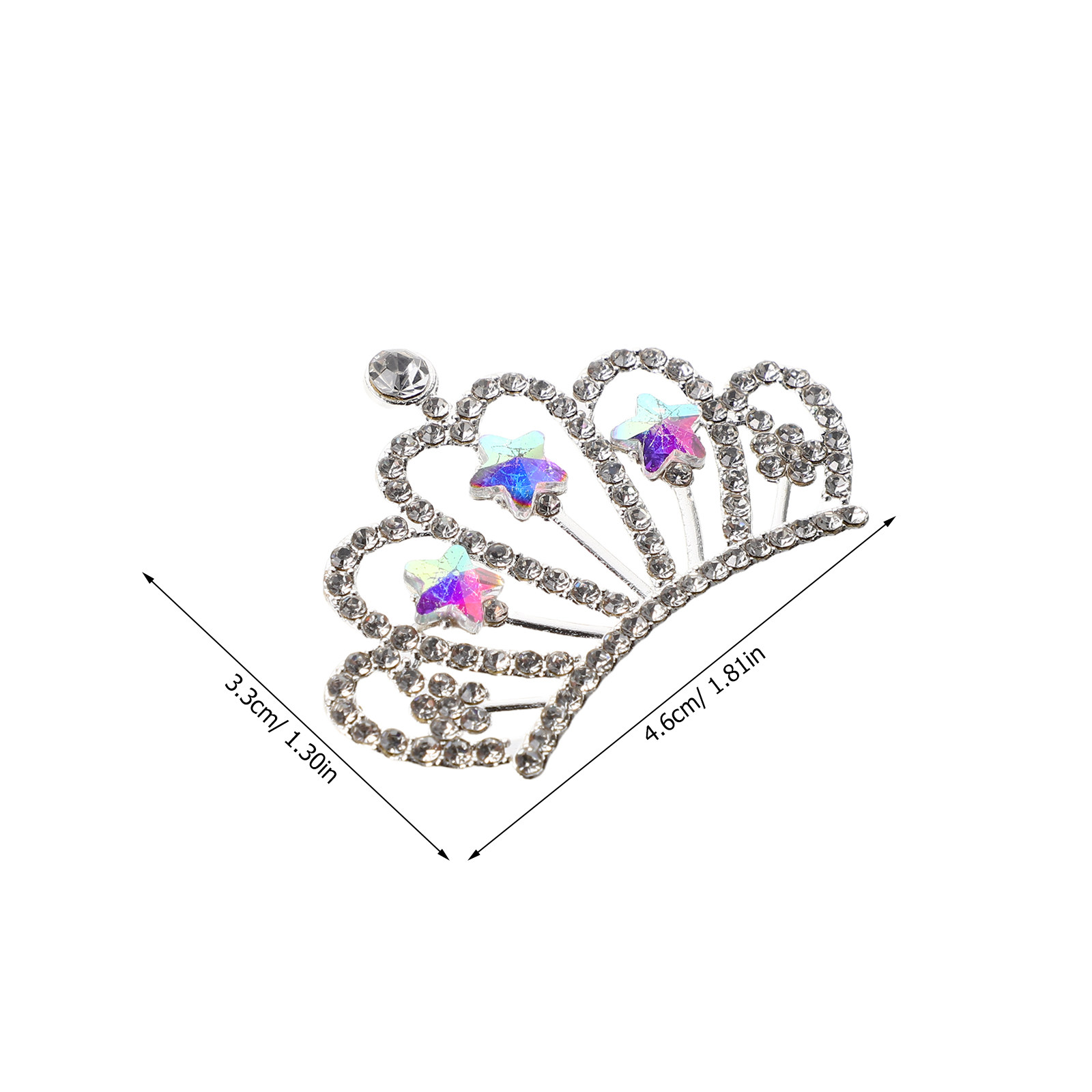 10Pcs Mini Crown Rhinestone Ch - Jewelry Making Party For Adults 评论和价格