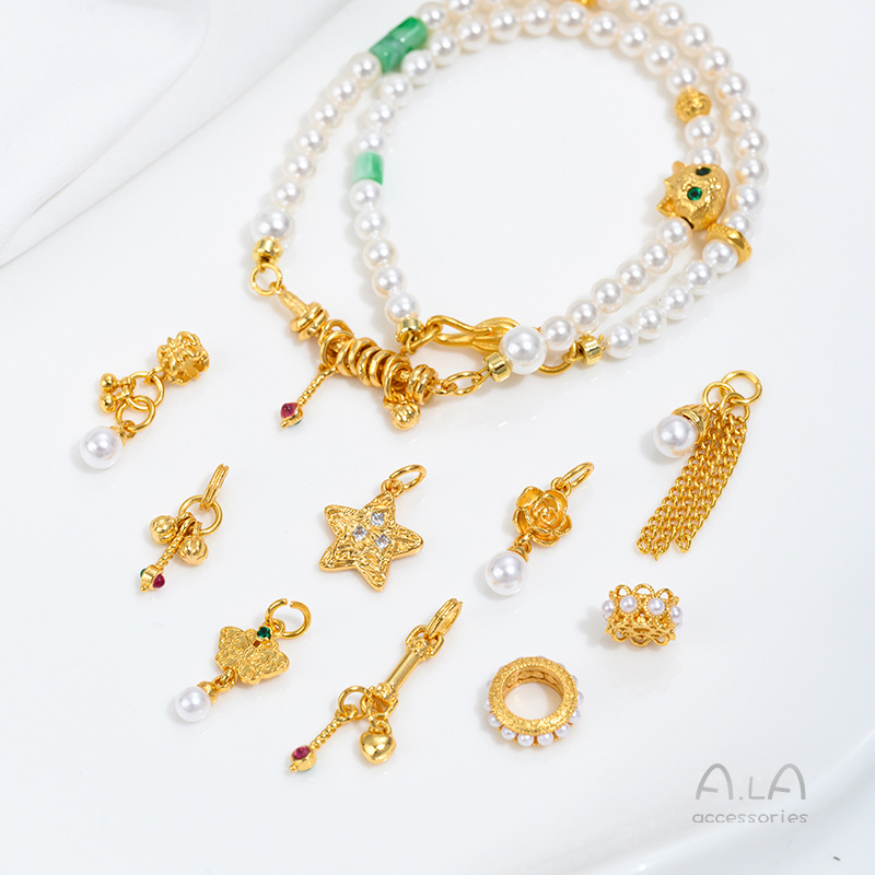 Vietnam Sand Gold Pearl Beads  - Jewelry Making Vietnam 评论和价格