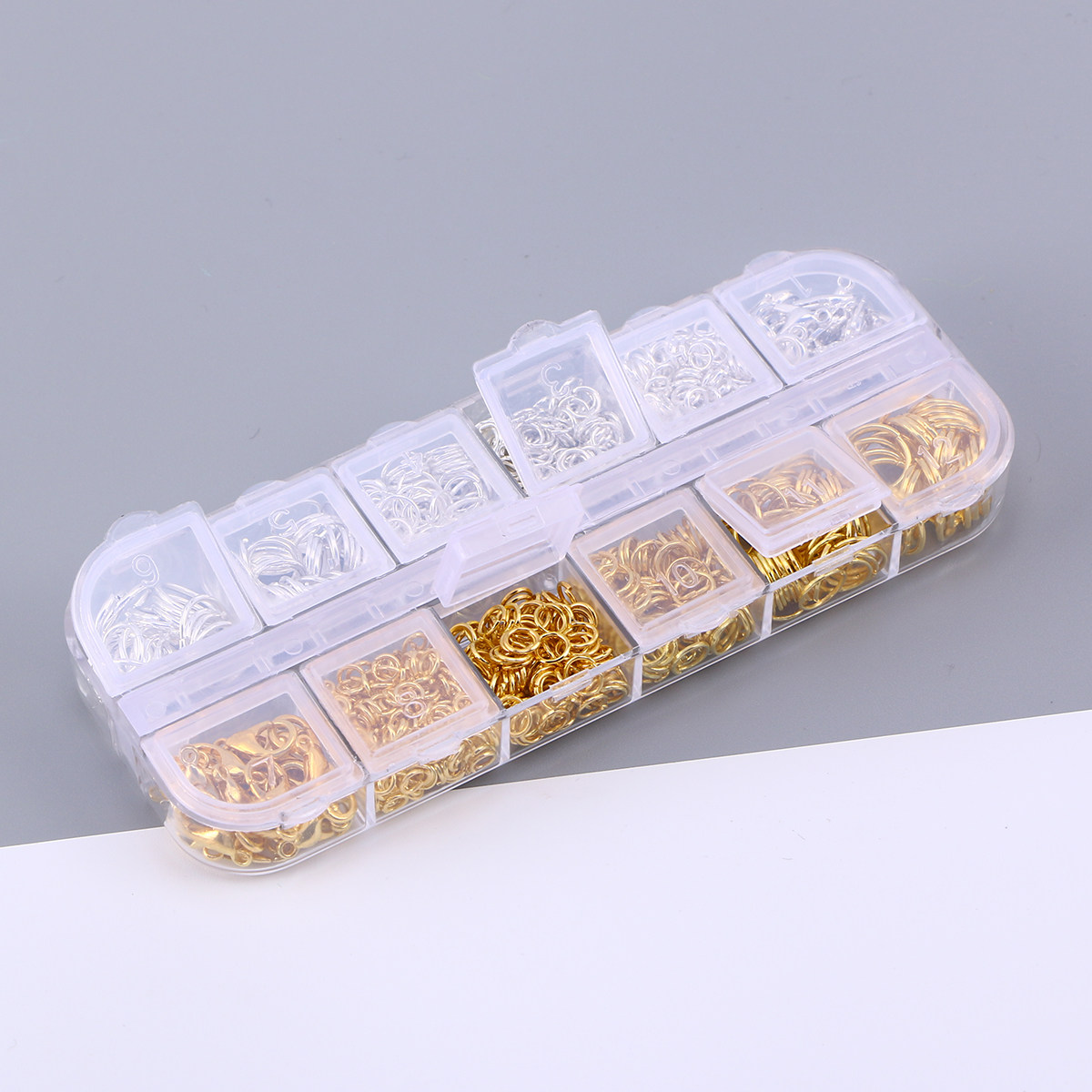 1200Pcs Jewelry Findings Kit G - Lobster Clasp Silver 评论和价格