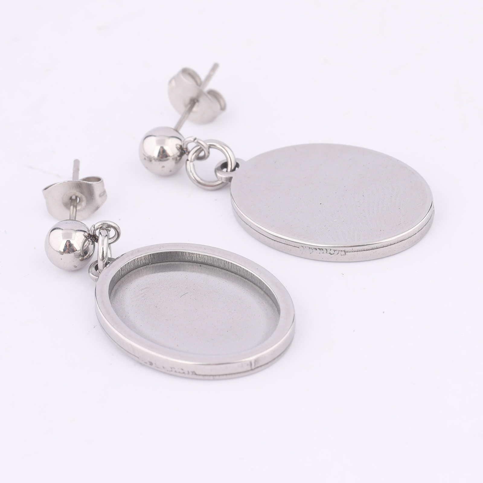 10pcs Stainless Steel Post Ear - Jewelry Making Soldering Kit 评论和价格