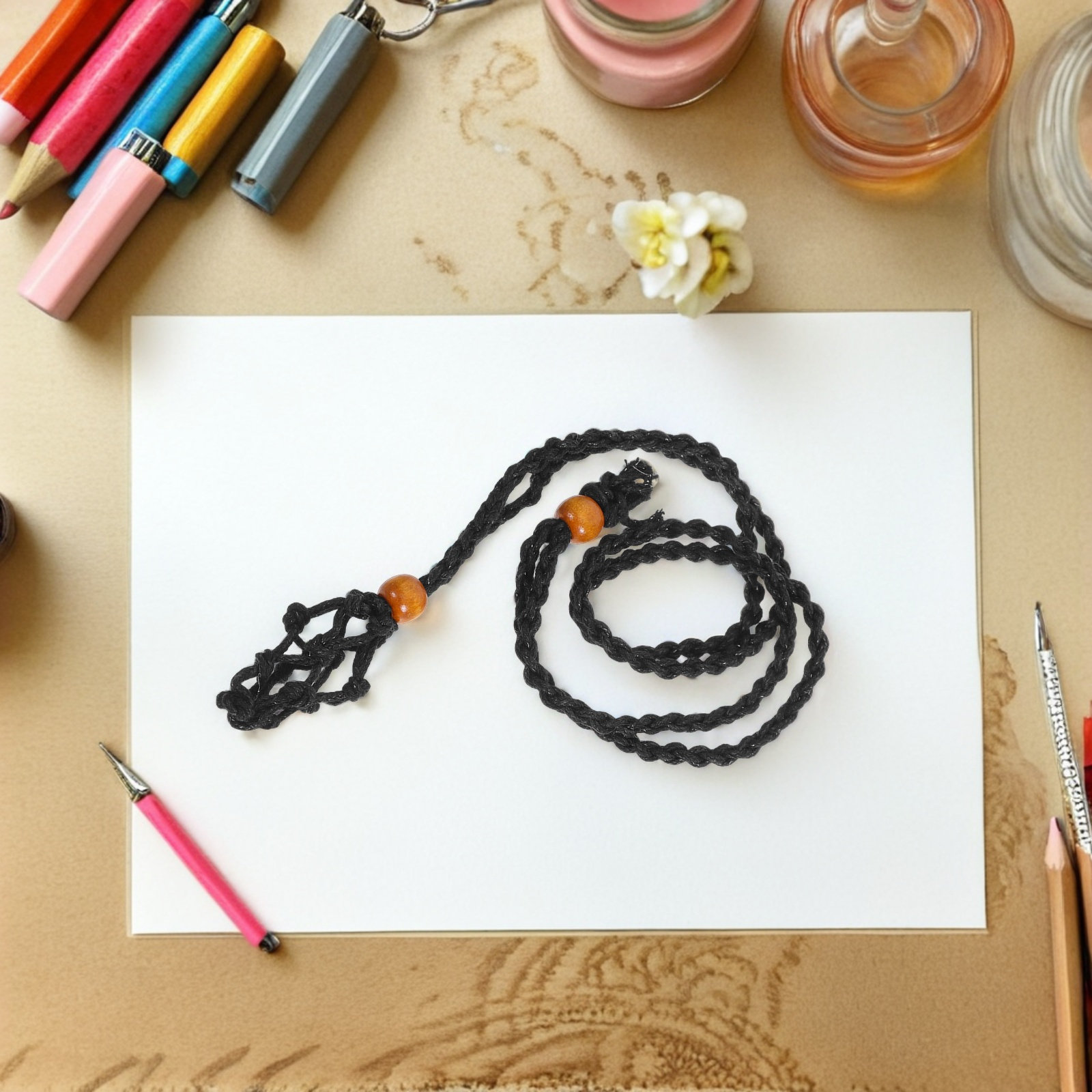 1Set Black Iron Wire and Waxed - Jewelry Making For Beginners 评论和价格