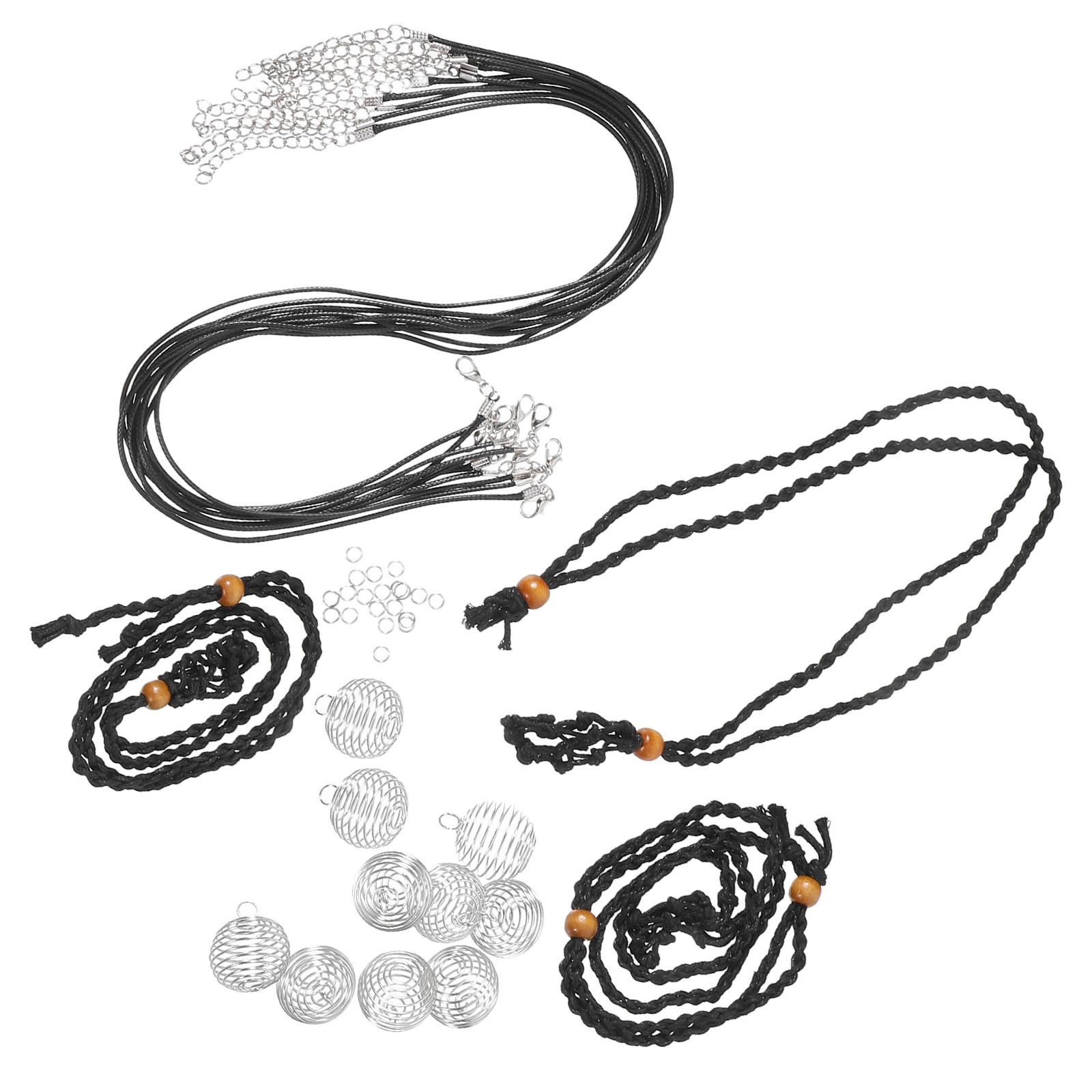 1Set Black Iron Wire and Waxed - Jewelry Making For Beginners 评论和价格