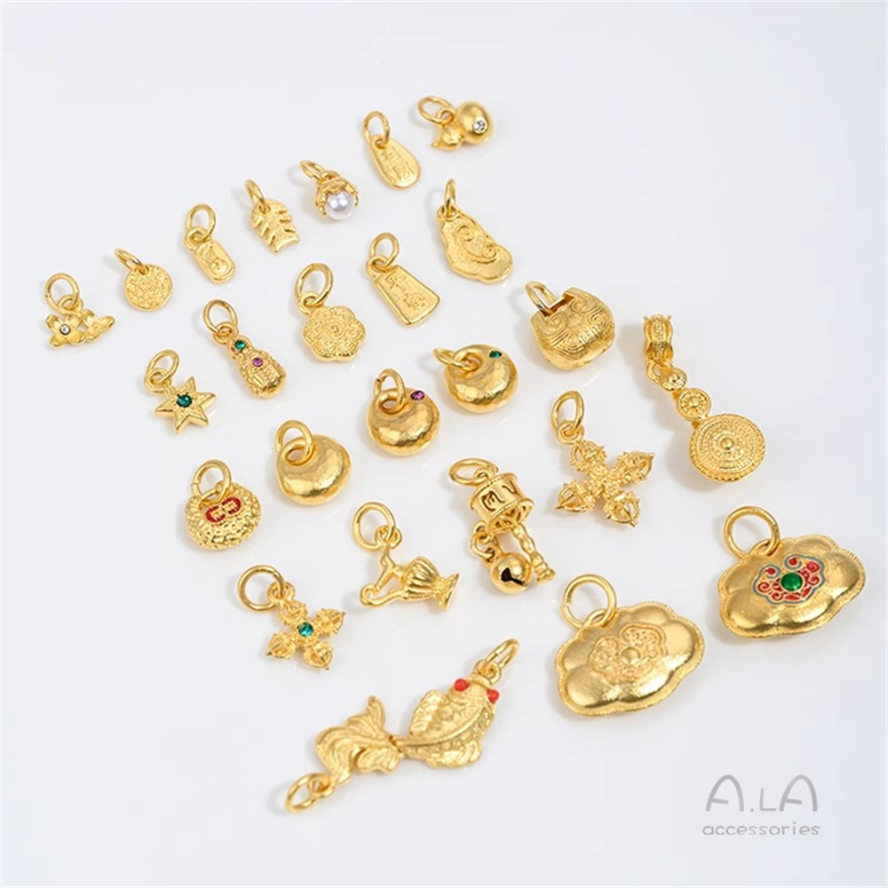 Vietnam Sand Gold Vintage Ruyi - Jewelry Making Vietnam 评论和价格