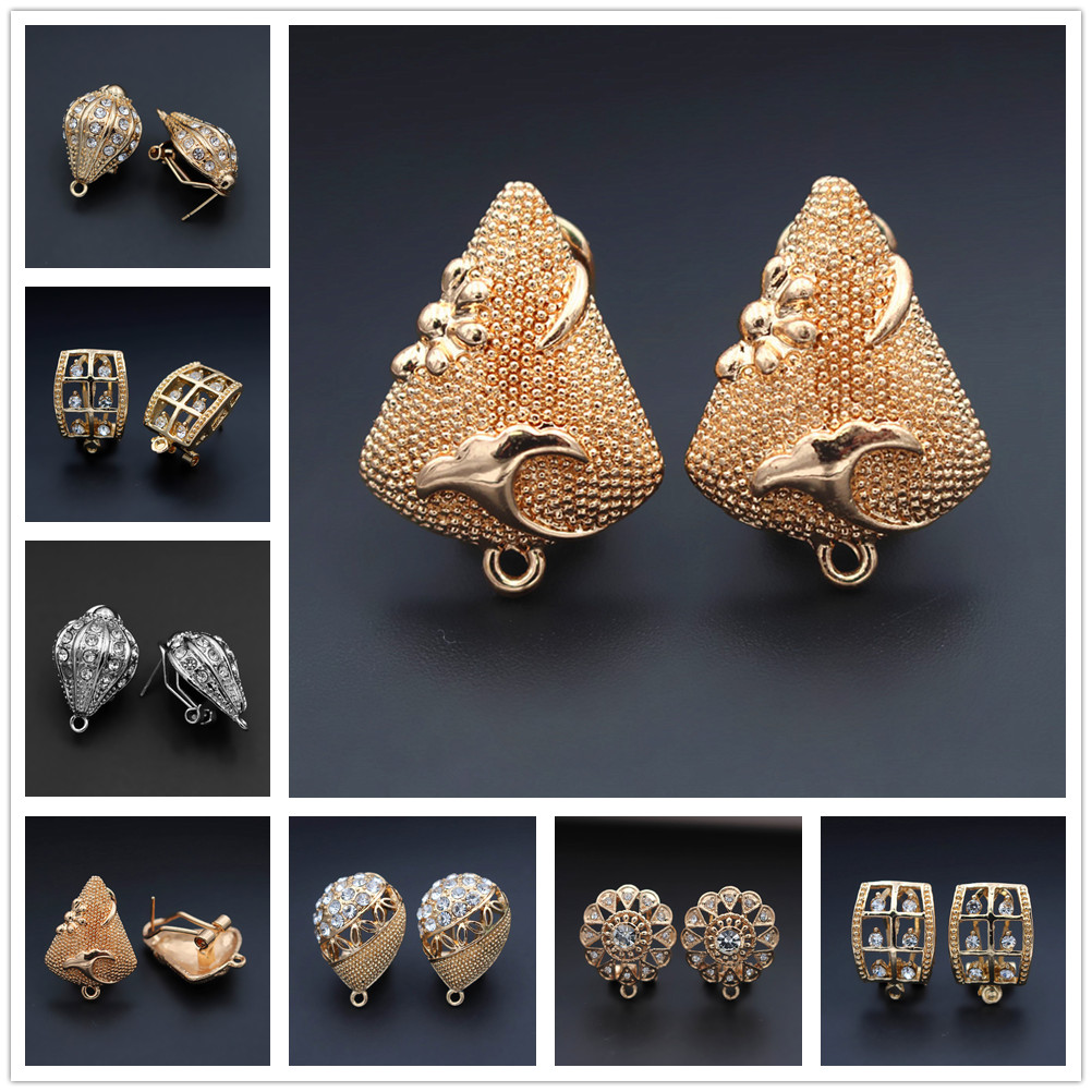 3pair Flower Drop Earrings Pos - Jewelry Making Soldering Kit 评论和价格