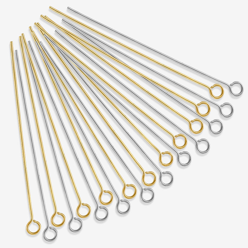 50pcs/lot 304 Stainless Steel  - Jewelry Making Eye Pins 评论和价格