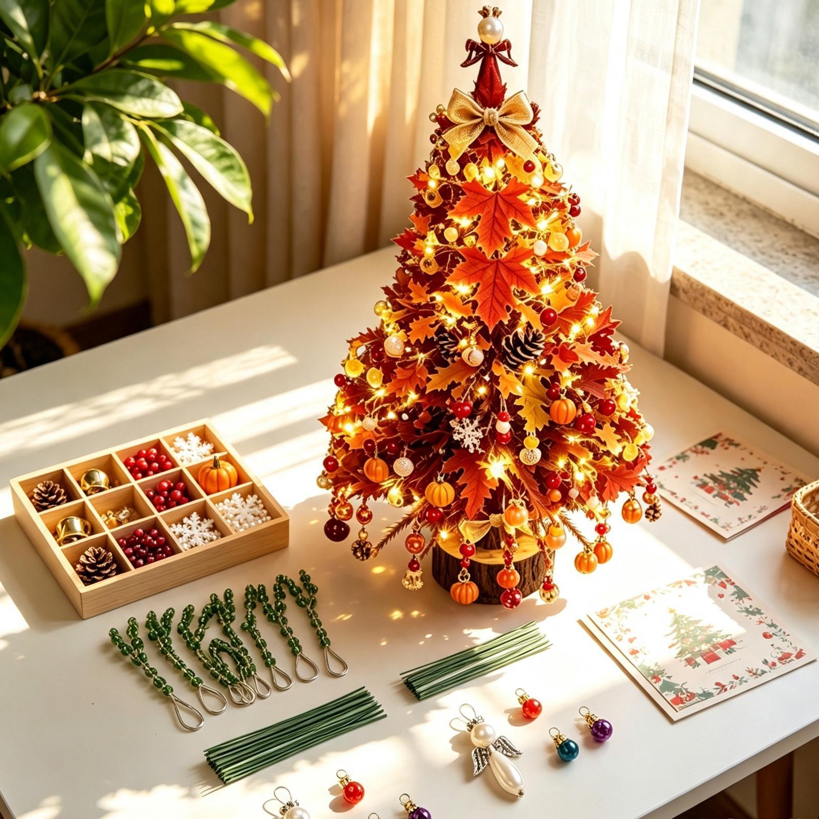 3D Crystal Beads Christmas Tre - Jewelry Making Party For Adults 评论和价格