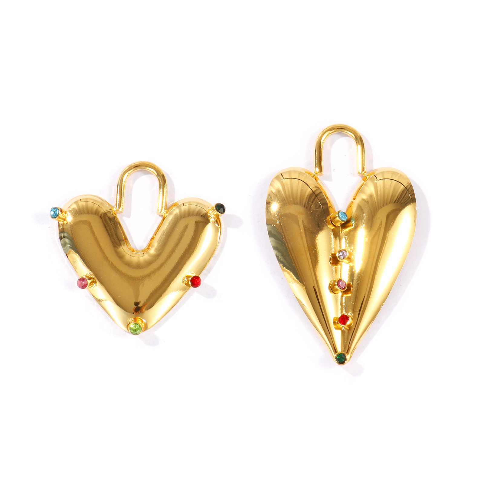 1pc 304 Stainless Steel Charms - Jewelry Making Gold 评论和价格