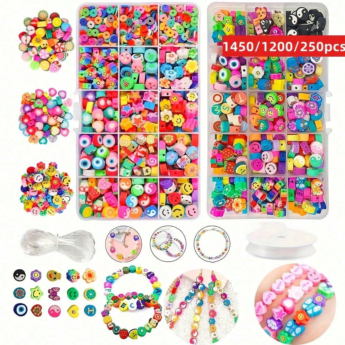 1450/1200/250pcs Polymer Clay  - Jewelry Making Soldering Kit 评论和价格