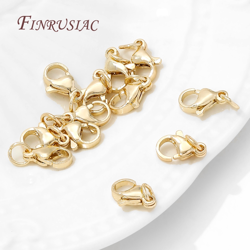 Stainless Steel Gold Plated 10 - Jewelry Making Gold 评论和价格