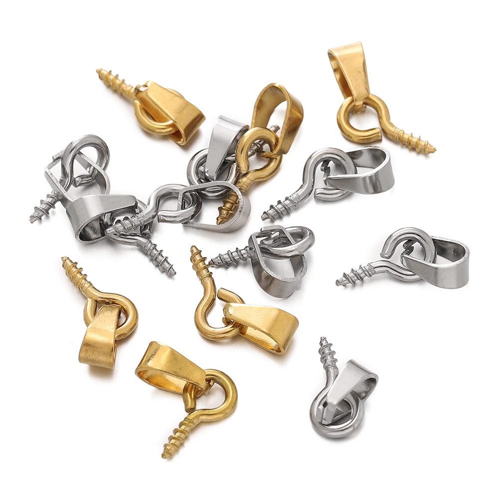 20pcs Stainless Steel Screw Ey - Jewelry Making Eye Pins 评论和价格