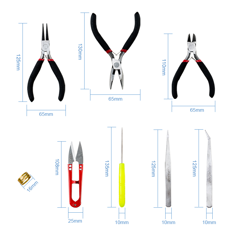 8PCS Stainless Jewelry Making  - Jewelry Making Round Nose Pliers 评论和价格