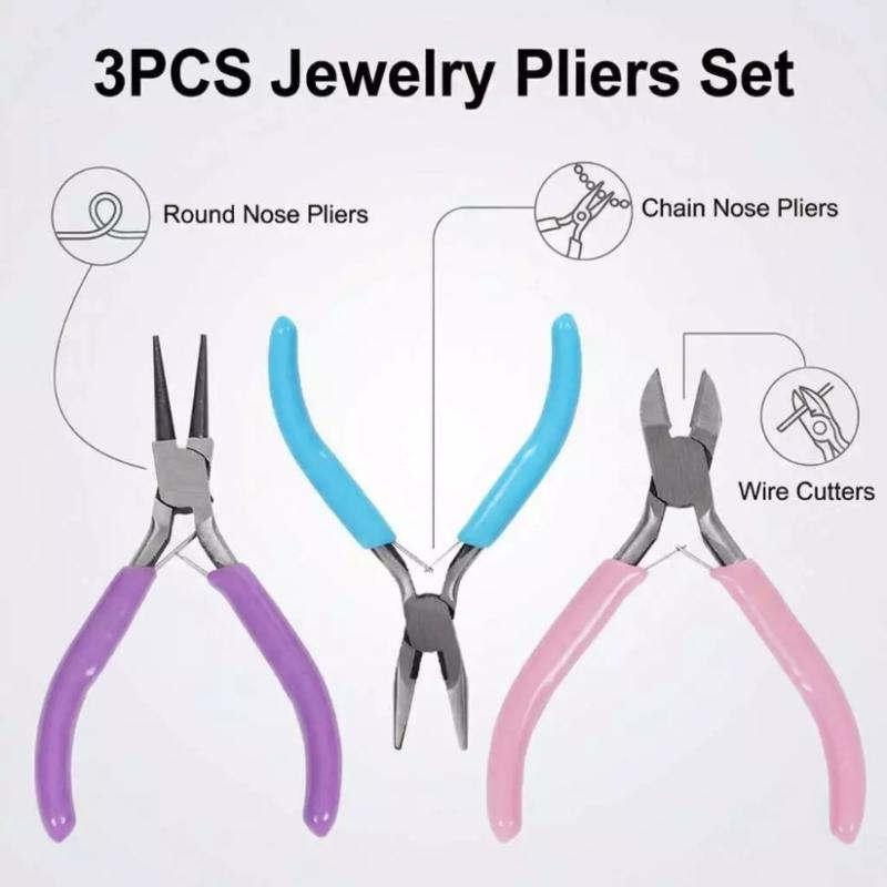 【L】1/3PCS Jewelry Making Plier - Jewelry Making Round Nose Pliers 评论和价格