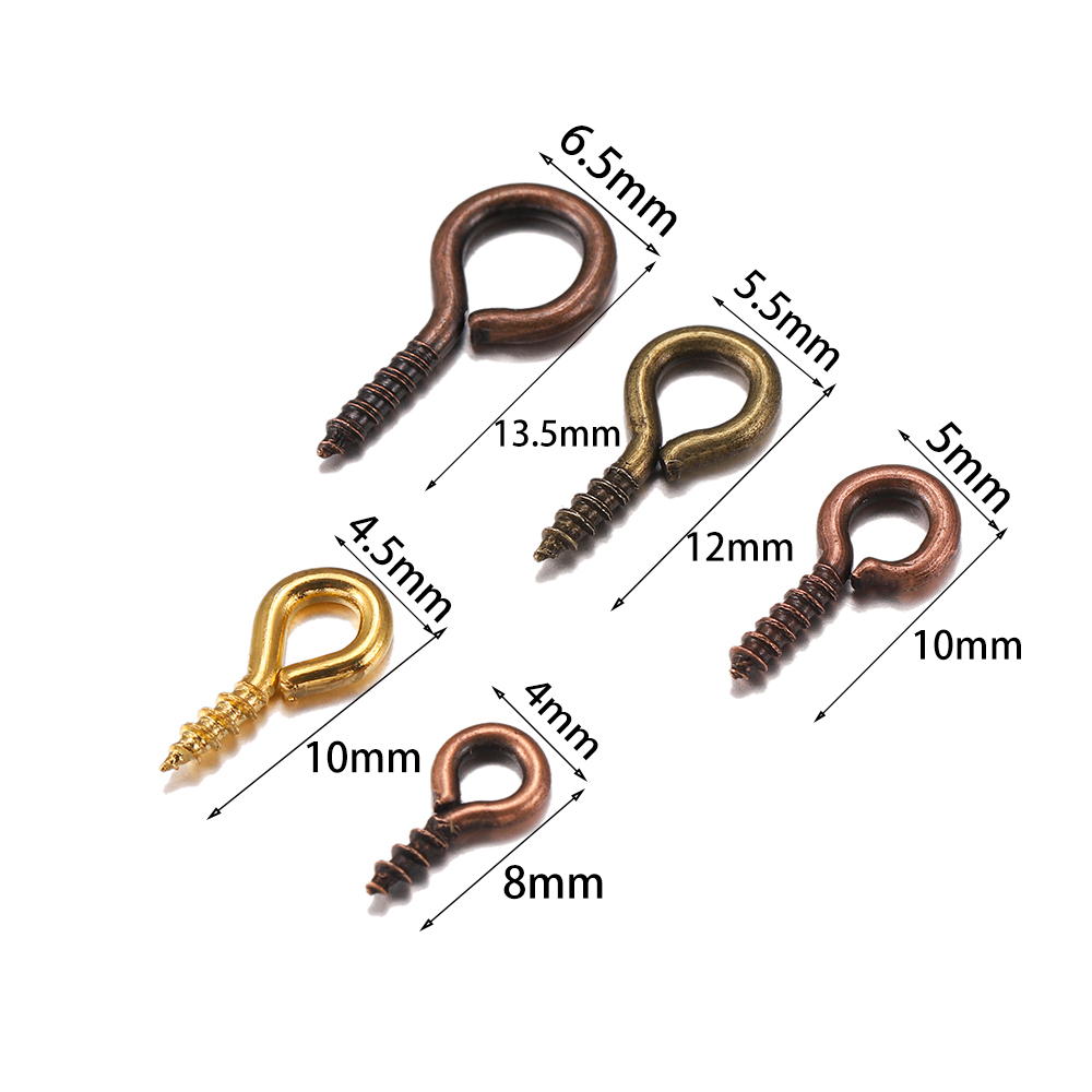 200pcs Small Tiny Mini Metal E - Jewelry Making Eye Pins 评论和价格
