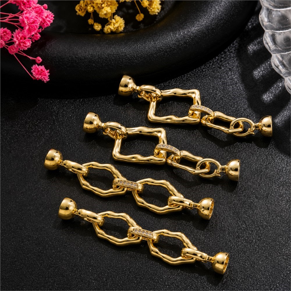1Piece 18k Gold-plated Simple  - Jewelry Making Gold 评论和价格