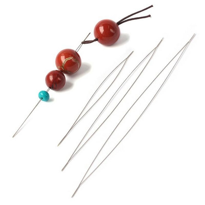 1-10pcs Beading Needles Seed B - Jewelry Making Eye Pins 评论和价格
