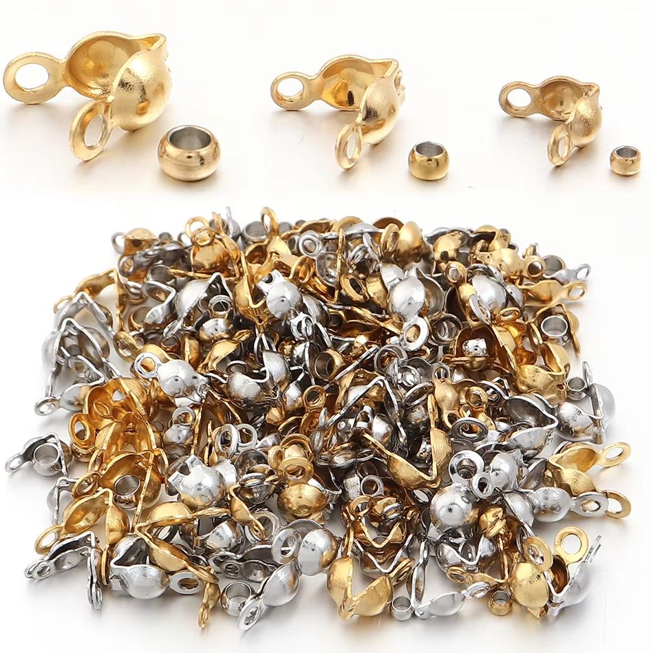 40-200pcs Stainless Steel Conn - Jewelry Making For Beginners 评论和价格