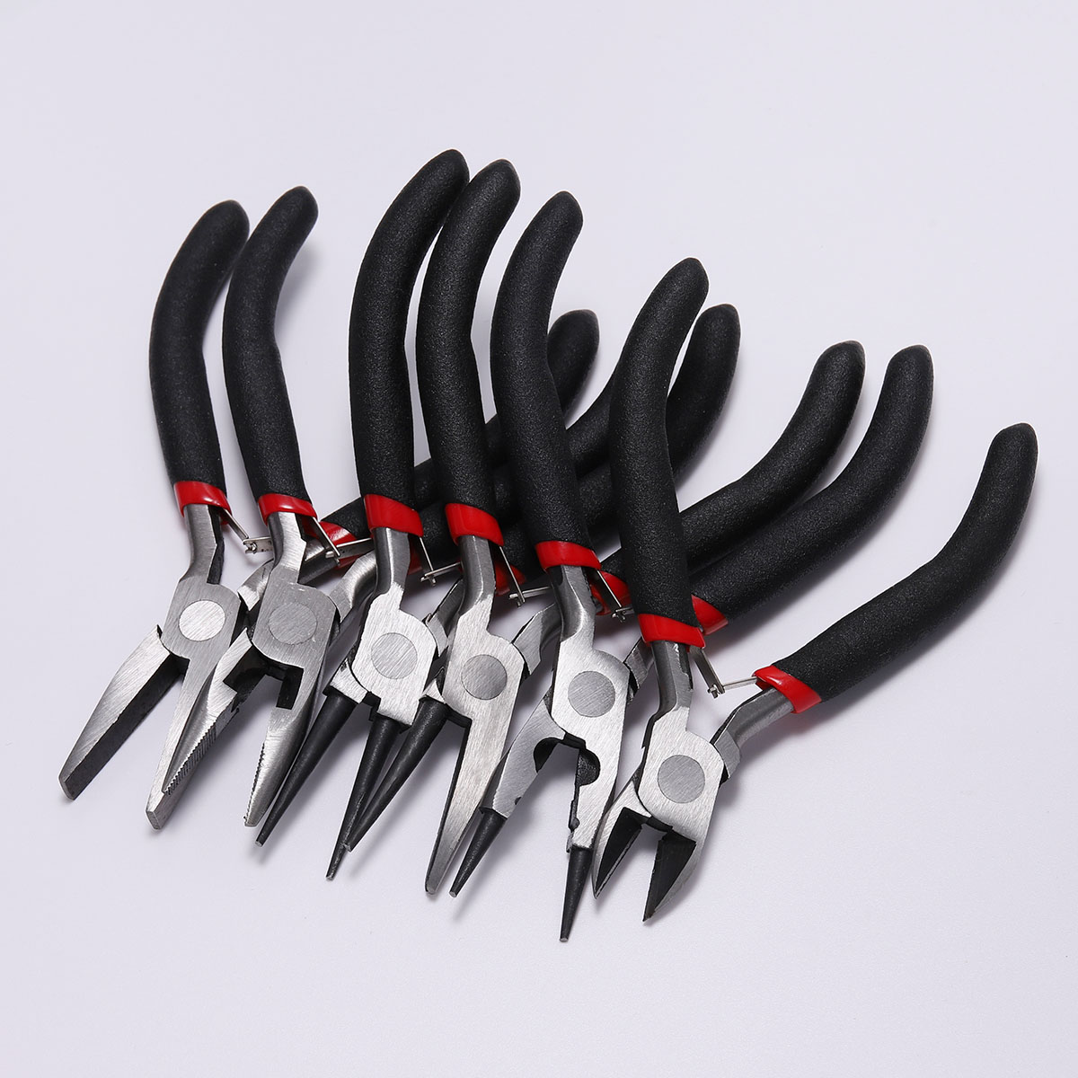 12 Styles Carbon Steel Mini Ha - Jewelry Making Round Nose Pliers 评论和价格