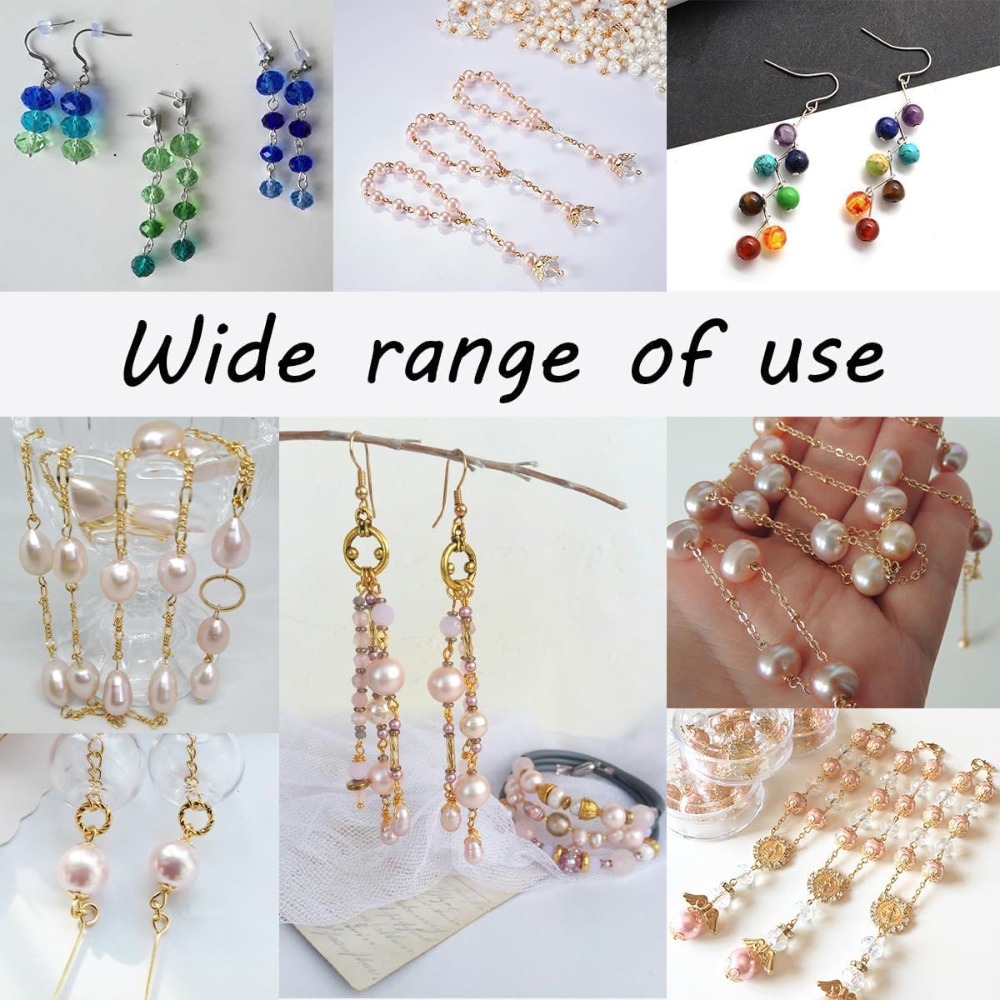 600pcs Flat Head Eye Bead Pins - Jewelry Making Eye Pins 评论和价格