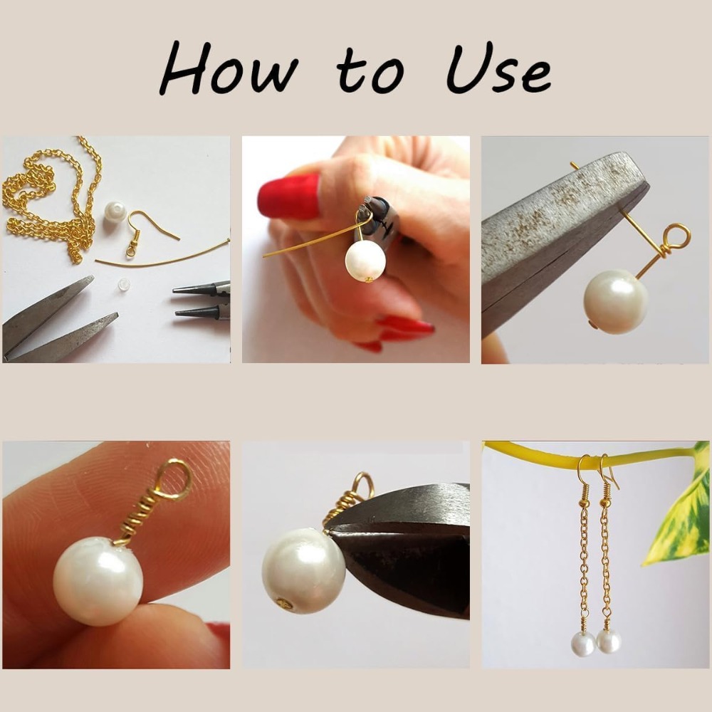 600pcs Flat Head Eye Bead Pins - Jewelry Making Eye Pins 评论和价格