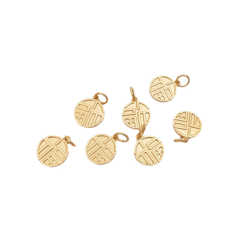 Vietnam Sand Gold Fu Character - Jewelry Making Vietnam 评论和价格