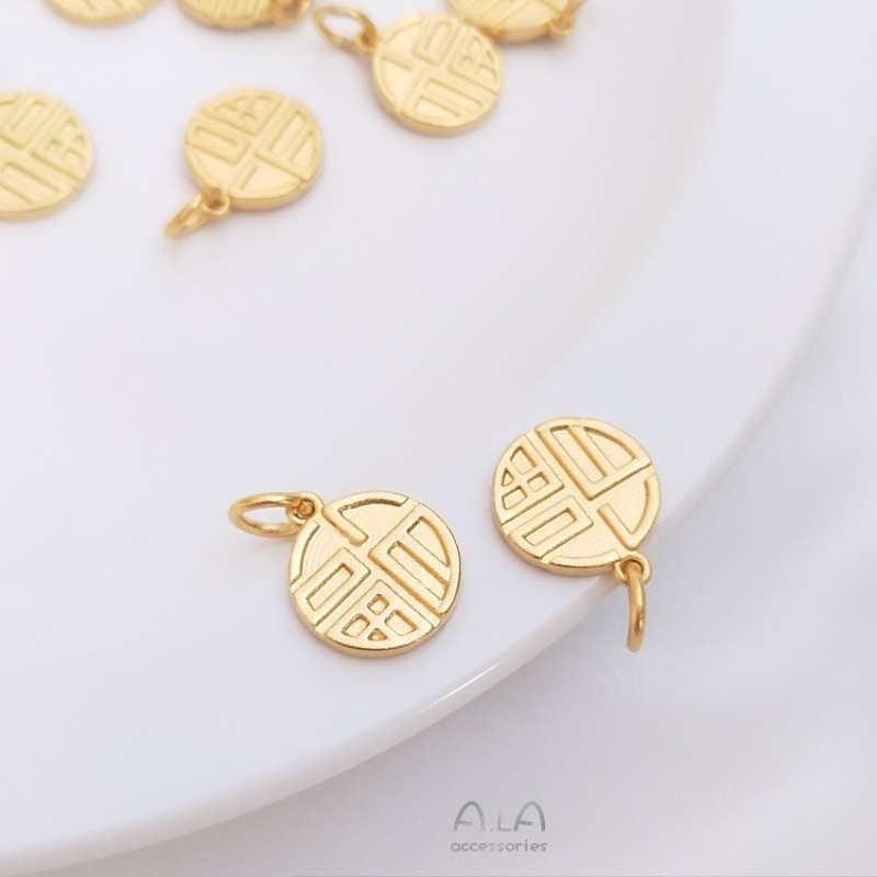Vietnam Sand Gold Fu Character - Jewelry Making Vietnam 评论和价格