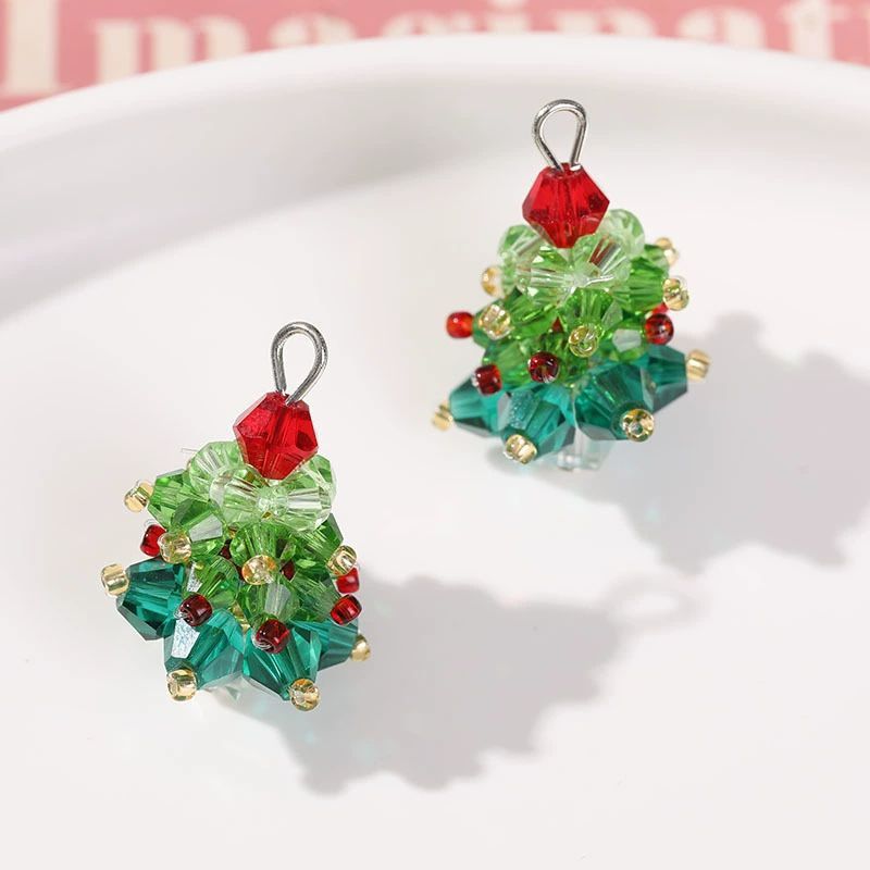2/6pcs Winter Christmas Tree C - Jewelry Making For Beginners 评论和价格
