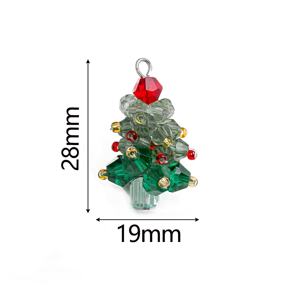 2/6pcs Winter Christmas Tree C - Jewelry Making For Beginners 评论和价格