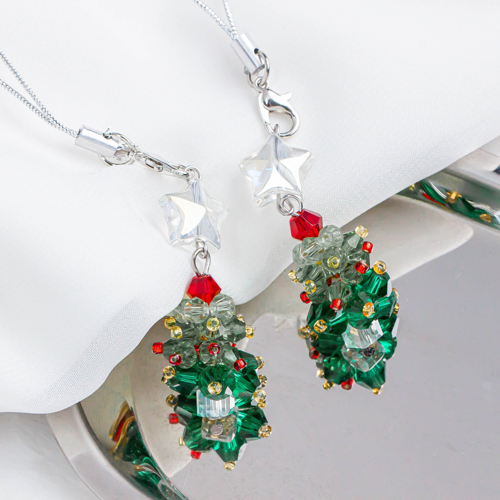 2/6pcs Winter Christmas Tree C - Jewelry Making For Beginners 评论和价格
