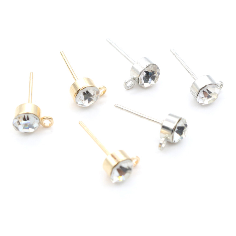 50pcs Stud Earrings Pins with  - Jewelry Making Soldering Kit 评论和价格