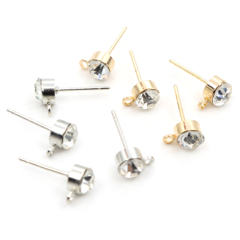 50pcs Stud Earrings Pins with  - Jewelry Making Soldering Kit 评论和价格