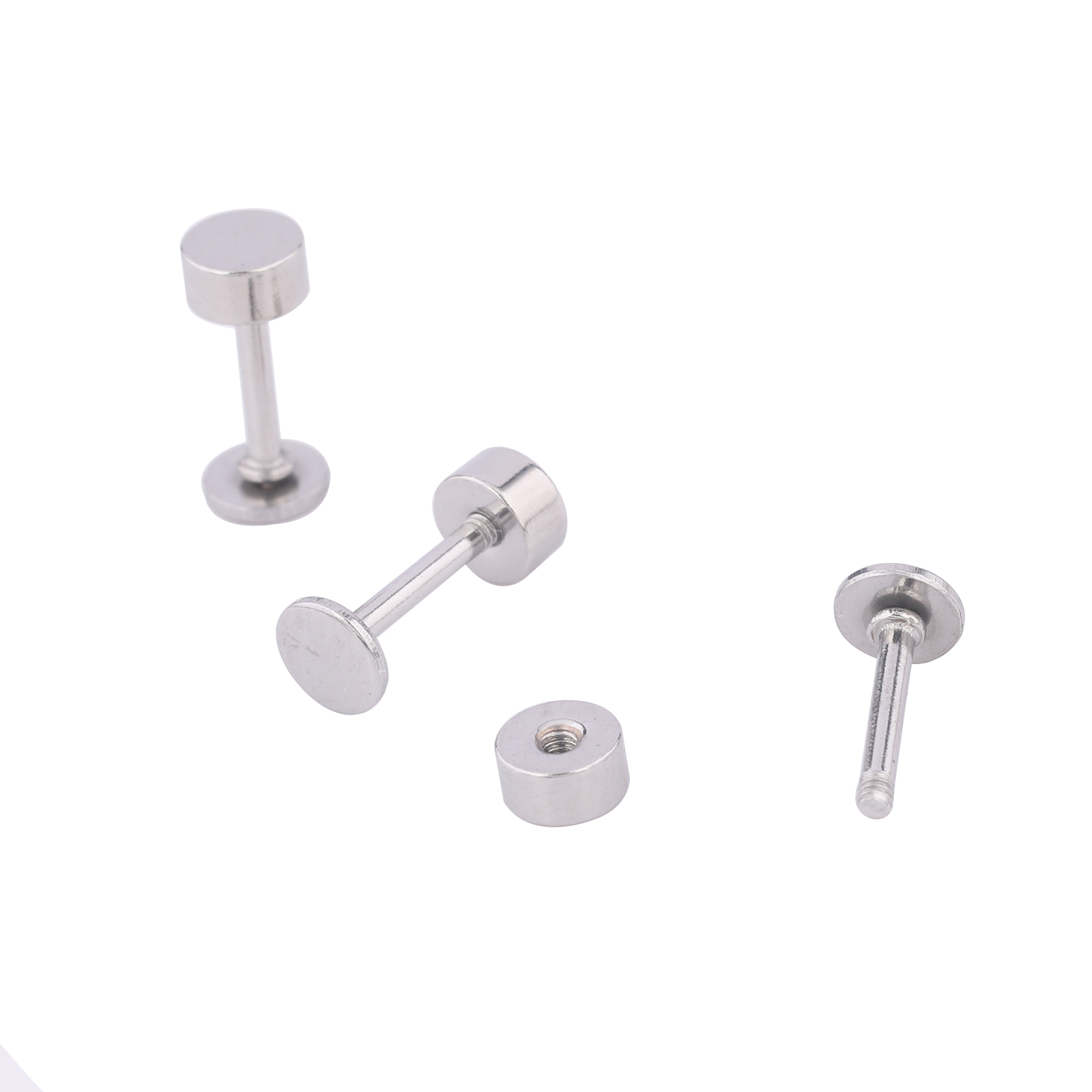 20pcs Stainless Steel 4mm Disc - Jewelry Making Soldering Kit 评论和价格