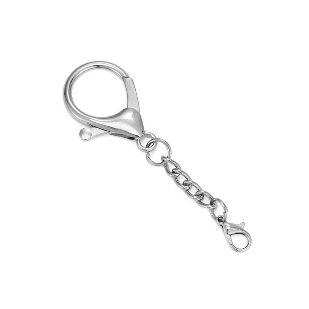10Pcs Silver Color Large Lobst - Lobster Clasp Silver 评论和价格